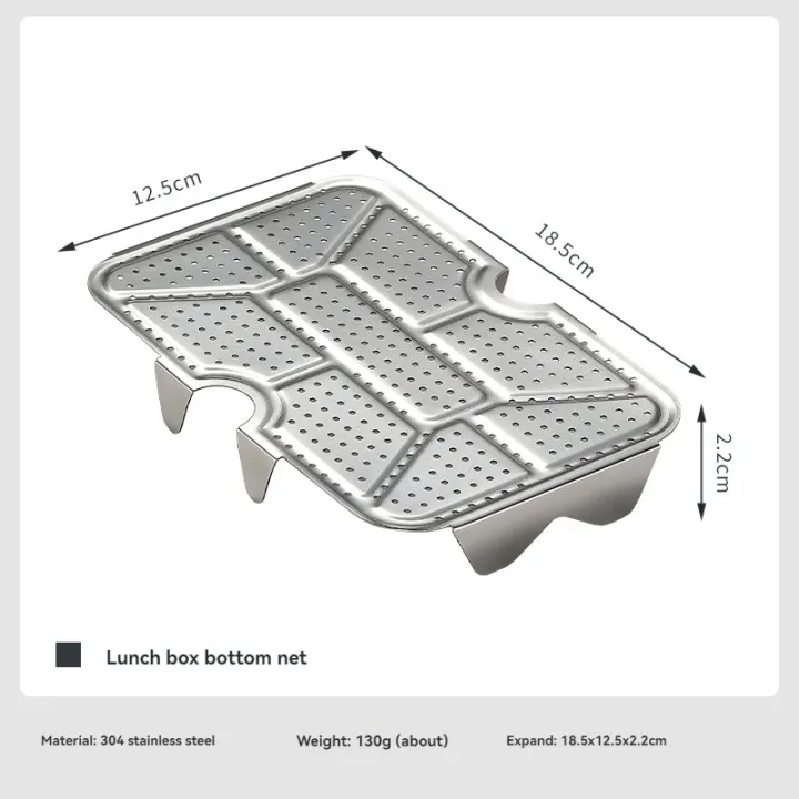 CAMPINGMOON%20Outdoor%20Camping%20Aluminum%20Lunch%20Box%20Bottom%20Net,Thick%20Stainless%20Steel%20Steaming%20Net%20for%20Picnicking,High%20Steaming%20Slices%20-%20Image%207