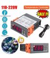 STC-1000 Temperature Controller Thermostat Incubator Electronic Digital Display Temperature Relay NTC Sensor (Upgraded -50° ~ 99°C) Multipurpose Controller With Sensor Probe. 