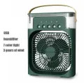 New 3 In 1 Fan AIr Conditioner Household Mini Air Cooler LED Night Light Portable Humidifier Air Adjustment Fan Office Home Fan. 