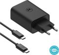 Original Motorola 30W Turbo Power Charger Fast Charging Adapter C To Type C Cable For Moto Edge S G30 G50 E5 Plus Z Z2 Z3 Play P50. 