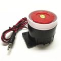 DC 12V Wired Mini Horn Siren Home Security Sound Alarm System 105dB Anti-theft Alarm Horn Wired Durable Alarm For Home Security.