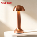 LED Table Light 3 Color Modes Retro Coffee Table Lamp with Touch Control Mushroom & Dumbbell Styles Sensor Rechargeable Night.