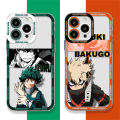 My Hero Academia Katsuki Bakugo BNHA Phone Case For iPhone 15 14 13 12 11 Pro Max X XR XS 6 7 8 Plus Soft Silicone Transparent. 