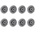 Dishwasher Basket Roll Lower Basket Wheels 8PC Parts for Bosch/for Balay/for Siemens/for Neff DishwasherAccessory. 