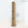 Paper Building Model, Kli 63 Building (Seoul, Korea), Has 63 Floors, Width 3.5 Cm. Length 5.4 Cm. Height 24.9 Cm.. 