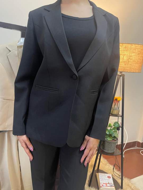 Boss%20Lady%20Single%20Button%20Classic%20Black%20Formal%20Blazer%20For%20Women%20-%20Image%203