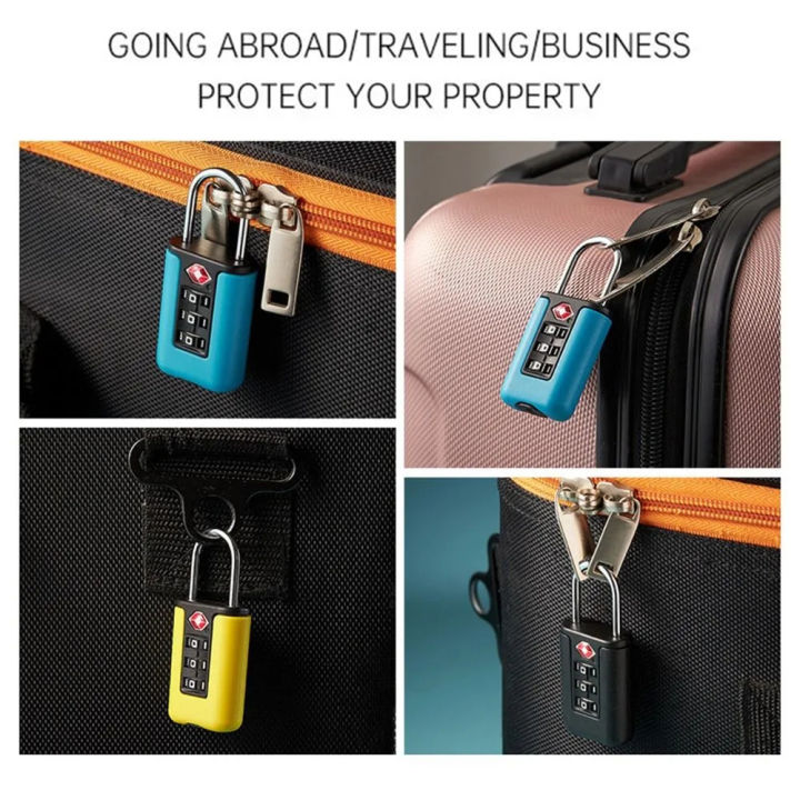 TSA%20Customs%20Code%20Lock%20for%20Travel%20Luggage%20Password%20Changeable%20black%20Lock%20Contrast%20Design%20Padlock%203%20Digit%20Combination%20Lock%20-%20Image%204