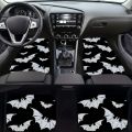 4PCS Bat Car Floor Mats Set Waterproof Anti-Slip All Weather Protect for Vehicle Carpets Universal Fit. 