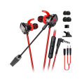 Plextone MOWI RX3 PRO Wired Stereo Gaming Earphones with Dual Mic Extension Cable for PC, Laptop, and Cellphones. 