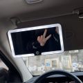 Car Interior Mirrors Sun Visor Plate LED HD Makeup Mirror for Girls Women Rechargeable Fill Light Universal Thin Vanity Mirror. 