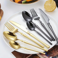 4/6/16/24pcs Stainless Steel Cutlery Small Waist Set Silver Luxury Cutlery Kitchen Items Include a Knife, Fork and Spoon. 