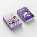 92pcs Sanrio Kuromi Cards Kawaii Kuromi Collectible Card High Definition Collectible Card  Card Double-sided LOMO Card. 