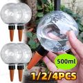 1/2/4Pcs Automatic Plant Watering Bulbs 500ml Globes Planter Insert Effortless Self Watering Device Drip Irrigation System. 