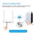 300M WIFi Repeater Wi-Fi Amplifier 802.11N 2.4GHz Wireless Signal Booster Smart Power Extender For Office Home Easy Setting. 