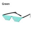 NEW Design Funny Mosaic Sunglasses Thug Life Sun Glasses Pixel Black Retro Gamer Robot Sunglasses Birthday Party Cosplay Favors. 