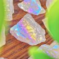 1PC High Quality Aura Rose Quartz Raw Stone Natural Crystal Raw Stone,Gemstone Jewelry,Glitter, Healing Crystal, Birthday Gift. 