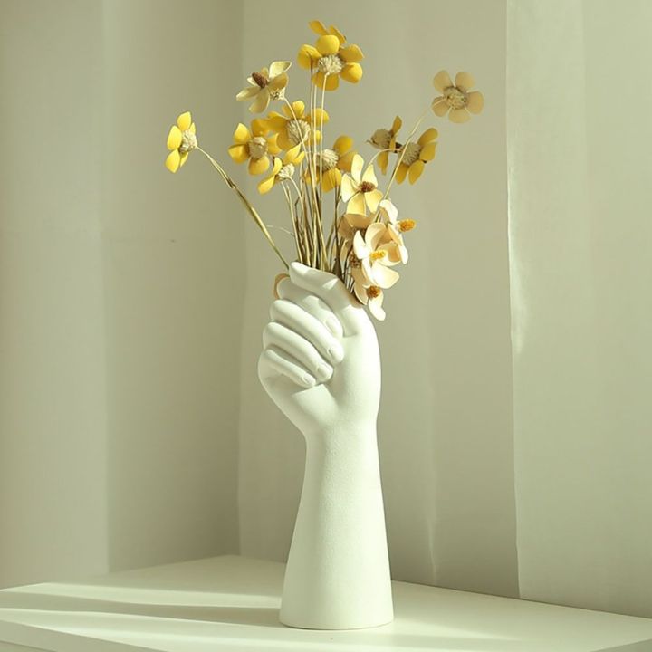 Human Body Flower vase Delicate Vase Insertion Aesthetic Decorative Arm Body Ornament Home Decoration Resin Ceramic vase Home home decoration item