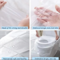 10-50 PCS Disposable Toilet Seat Hotel Plastic Waterproof Toilet Cover Seat Cushion Paper Toilet Seat Cover Travel Supplies.