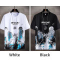 2025 Summer Thin Casual Men Set Manga Graffiti Tees T-Shirt+Shorts 2-Piece Comfortable and Breathable Men Top Print Tshirts Sets.