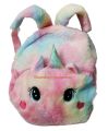 Plush kids shoulder Messenger Travel Hand  bag  / Children Cartoon Bag For School Home & Multipurpose Use. 