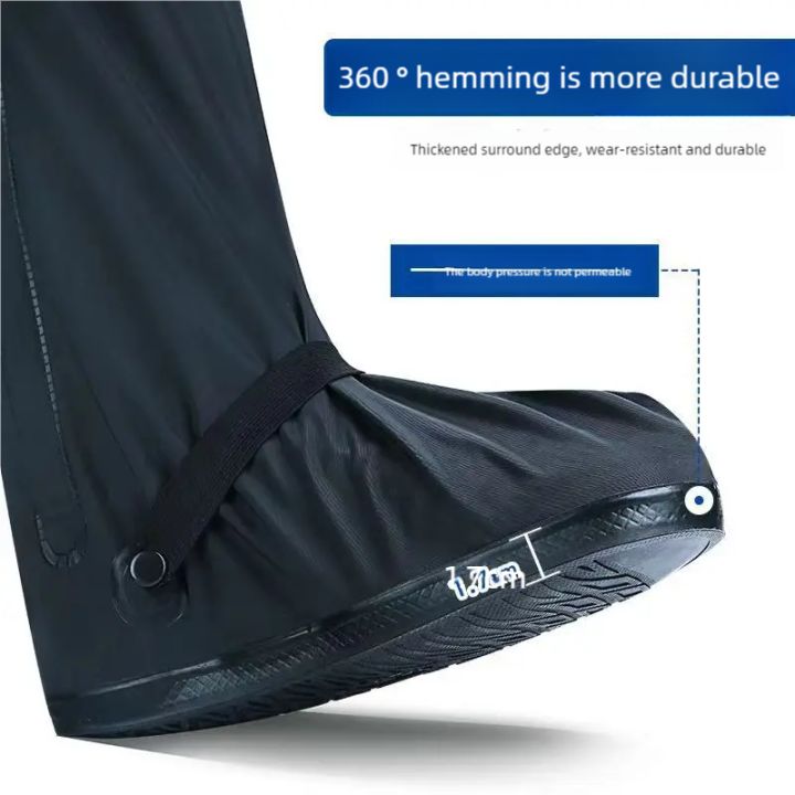 Rain%20Boot%20Shoe%20Cover%20Black%20Waterproof%20with%20Reflector%20High%20Top%20Clear%20Shoes%20Dust%20Covers%20for%20Motorcycle%20Bike%20Rain%20Cover%20Men%20Women%20-%20Image%204