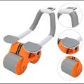 Abdominal Roller Ab Wheel Roller Automatic Rebound Ab Roller Wheel Abdominal Exercises Abdominal Exercise Equipment with Knee Pad Elbow Support Phone Holder for Home Gym Strength Workouts.