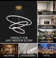 Modern Led Three Step Ring Hanging Pendant Light For Indoor Lighting. 