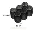 6Pcs Jumbo Size Self-Grip Hook Hair Rollers Set Bigoudis Heatless Hair Curler Salon Hair Dressing Curlers Foam Roller Cabello. 