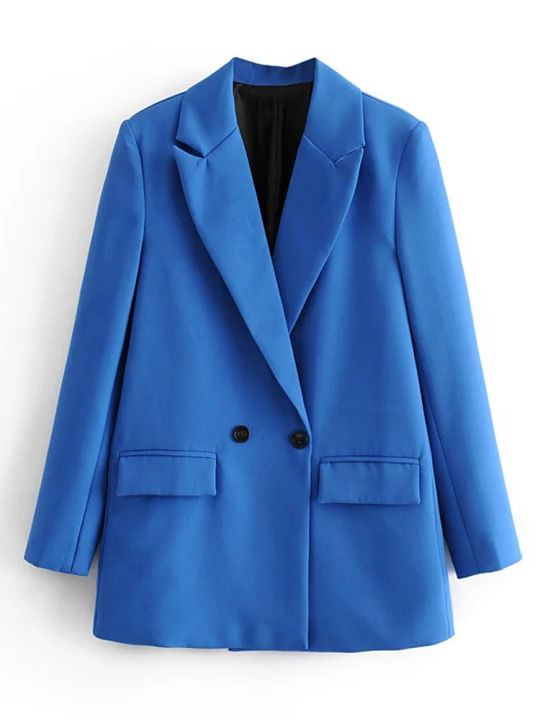 HXAO%20Blazer%20Woman%20Black%20Beige%20Khaki%20Blue%20Green%20Gray%20Women%20coat%20Fashion%20Office%20Wear%20Women's%20Blazers%20Jacket%20Outerwears%202024%20-%20Image%203