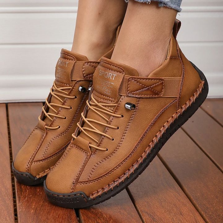 Women's%20Boots%20Mid%20Top%20for%20Summer%20British%20Style%20Retro%20Anti%20Slip%20Workwear%20Shoes%20Fashionable%20Luxurious%20Design%20Couple's%20Loafers%20-%20Image%205