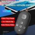 Rechargeable Bluetooth Remote Controller 7 Buttons For iPhone Android Mobile Phone Selfie Photo Shutter For Tiktok Page Turning. 