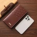 Men Long Wallet PU Leather Slim Wallet Long Clutch Leather Wallet Long Business Male Wallet Coin Purse Men Purse Pouch with Card Holder for Men. 
