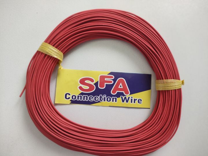30 Meters High Quality Connection Wire for DIY Project & Circuit Hook up wire Jumper Wire jumper cable ( 99 ft ) Red wire