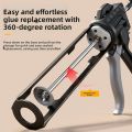 Heavy-Duty Caulk - Labor-Saving Universal Tool for Glass Glue & Silicone Sealant Application.