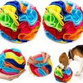 Interactive Dog Toys Snuffle Ball for Dogs Encourage Natural Foraging Skills, Snuffle Ball Dog Puzzle Toys Treat Ball for Large. 