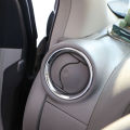2Pcs Car Air A/C Vent Ring Cover Trim Frame Sticker for Nissan Micra March K13 2011 2012 2013 2014 2015 2016 2017 Accessories. 