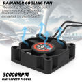 RC High Speed Fan 25-50mm Motor ESC Waterproof 10000-30000RPM 5V-12V DC for 550 Brushed Brushless Motor Cooling Fan Heat Sink.