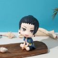 Anime JJK Figure Geto Suguru look up figure Q edition Satoru Gojo figure geto and gojo Action Figure Sitting pose Model Toy . 