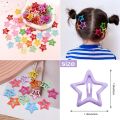30Pcs Random Colorful Star BB Hairclips Girls  Cute Star Barrettes Women Simple Metal Snap Clip Headdress Hair Jewelry Accessori. 