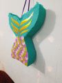 Mermaid Shape Empty Pinata on Disney Theme| Style for Kids / Children Birthday Parties events. 