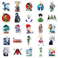 50Pcs Hunter X Hunter Anime Stickers Pack Cartoon Character Decoration Laptop Skin Waterproof Phone Case Cute Stickers.