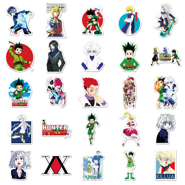 50Pcs%20Hunter%20X%20Hunter%20Anime%20Stickers%20Pack%20Cartoon%20Character%20Decoration%20Laptop%20Skin%20Waterproof%20Phone%20Case%20Cute%20Stickers%20-%20Image%206