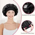 Heatless Curling Rod Headband No Heat Curl Foam Ribbon with Shower Sleeping Hat Sleeping Lazy Curler Silk Ribbon Hair Rollers. 