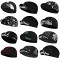 Black Cycling Cap Outdoor Sports Hat Team Bike Caps Breathable Summer Sun Protection.