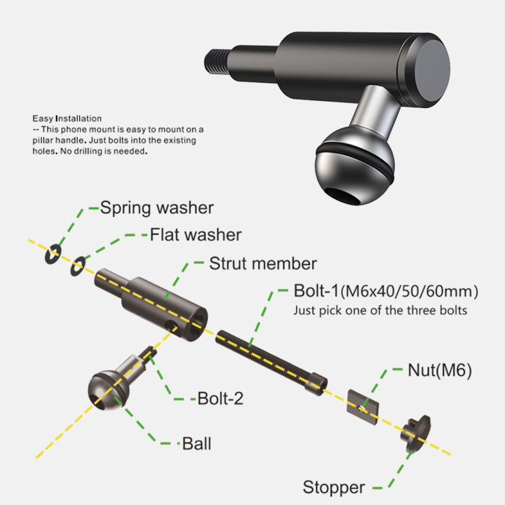 A-Pillar%20Handle%20Phone%20Holder%20360%20Degrees%20Rotatable%20Fixed%20Car%20Mobile%20Bracket%20Suitable%20for%20Tanks%20300/500/Pajero/Overlord%20ETC%20-%20Image%203