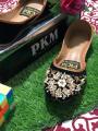 Black Velvet Khussa for Women and Girls – Handmade, Comfortable, Ethnic, Stylish Design. 
