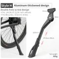 GOLDIX Adjustable Bicycle Kickstand Aluminium Alloy MTB/Snow/Folding Bike/Electric Vehicle Bike Side Footrest 24/26/27.5/29 Inch. 