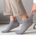 3/5/6 Pairs of Women's/men's Boat Socks Invisible Low Cut Anti Slip Summer No Show Ankle Socks Solid Color Casual Breathable. 