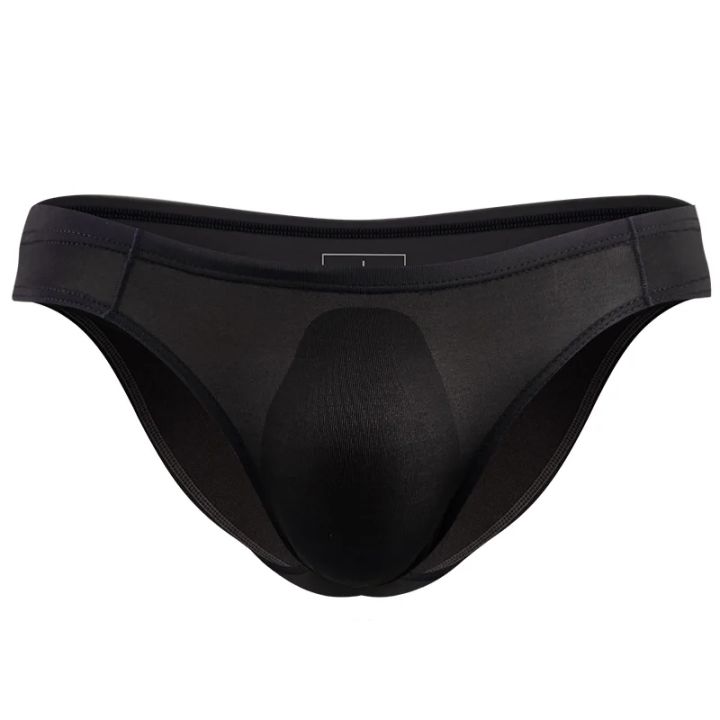 2PCS%20Men's%20Underpants%20Ice%20Silk%20Breathable%20%20Thin%20U%20Convex%20Transparent%20One%20Piece%20Low%20Waist%20Triangle%20Shorts%20Head%20-%20Image%202
