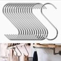10 pieces Steel Hanger Hooks for Kitchen Bathroom Bedroom Hooks. 